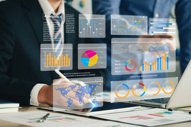 istock The analyst works on a laptop showing data business analysis and Data Management System with KPI and metrics connected to the database for technology finance operations Data Analytics Statistics. 1486828842