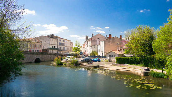 Old city of Niort and \
