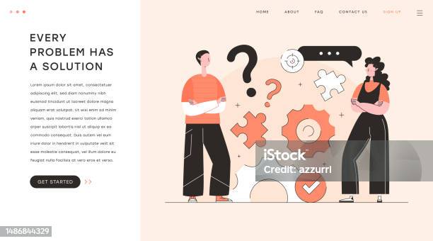 Stock Picture Problem Problem Solution Vector Illustration Stock Illustration - Download ...