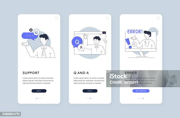 Mobile Support And Qa Illustrations Stock Illustration - Download Image ...