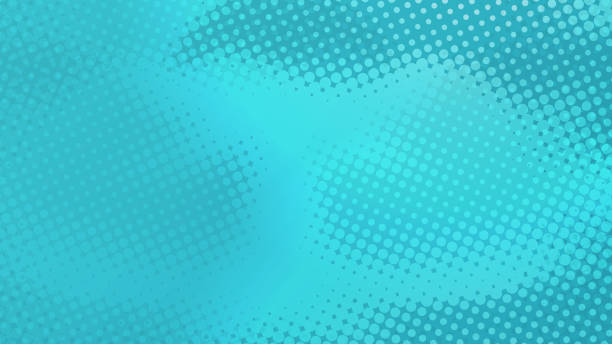 Abstract Modern Halftone Background Abstract Modern Halftone Background teal backgrounds stock illustrations