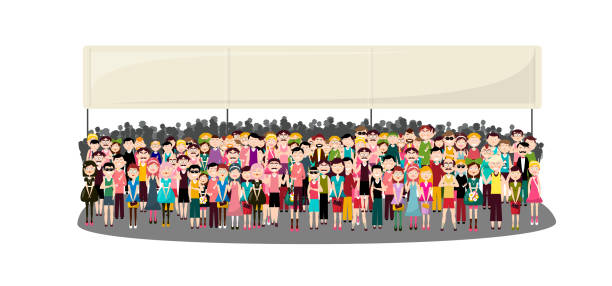 Free Stock Photo of Crowd Holding Signs in Public Gathering | Download ...