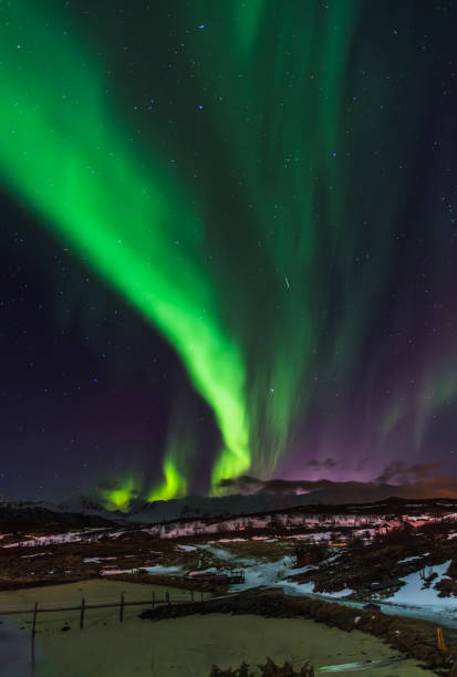 istock Aurora Borealis over Norway's Sommaroy Peninsula in March 1486885910