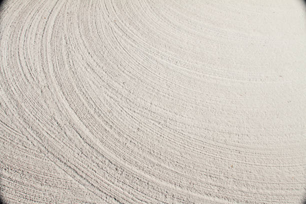 Putting Green Grass and White Sand Trap Sand Background Textures