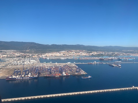 Generic view looking towards Algeciras from the air