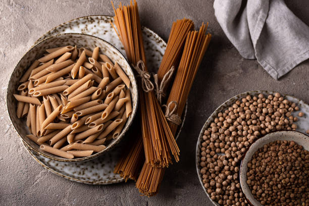 istock Gluten free pasta, chickpeas and lentils 1486890839