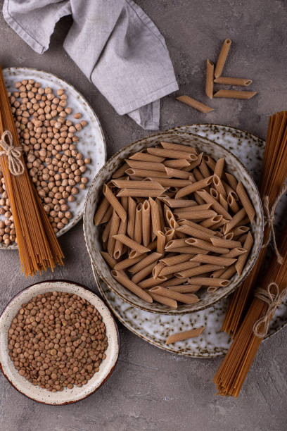 istock Gluten free pasta, chickpeas and lentils 1486890857