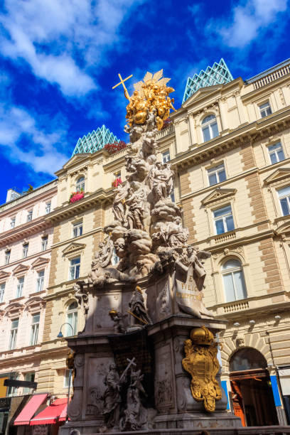 istock The Plague Column, or Trinity Column, is a Holy Trinity column located on the Graben, a street in the inner city of Vienna, Austria 1486891613