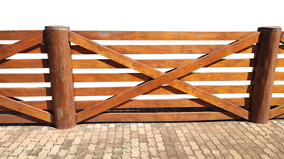 Wood gate