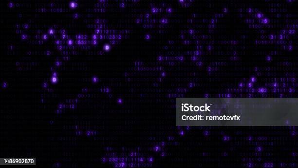 Abstract Purple Computer Hex Code Algorithm Hud Design Template ...