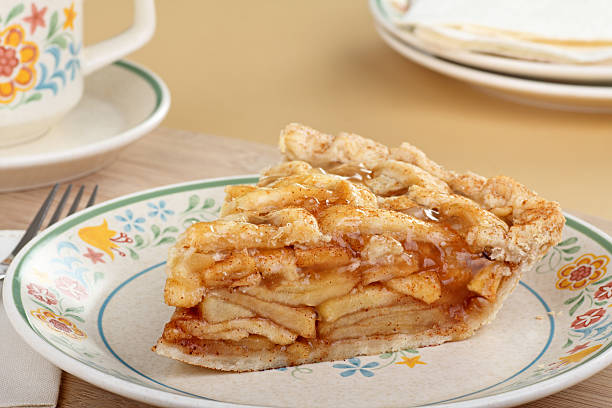 istock Slice of Cinnamon Apple Pie 148690378