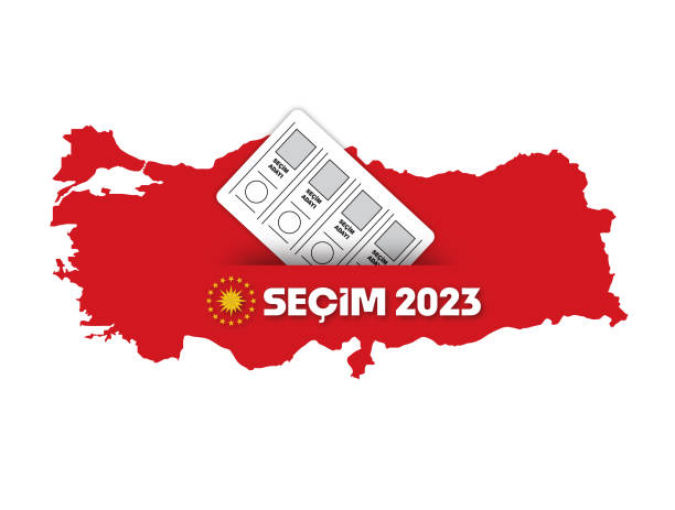 ilustrações de stock, clip art, desenhos animados e ícones de cumhurbaşkanliği  seçi̇mi̇ 2023 oy verme - secretary of state