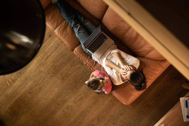 istock stay at home mother having difficulty working from home 1486907399