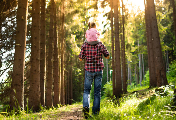 istock Father and child out enjoying nature 1486907435
