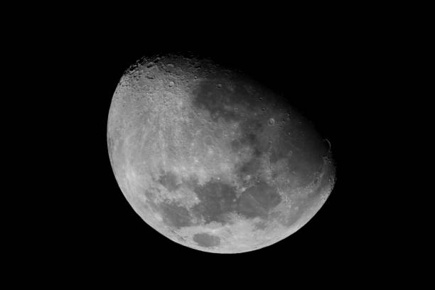 istock Moon phases at night time, incredible detail. Eerie moonlight when ware wolves come out, astrology at its best 1486909960