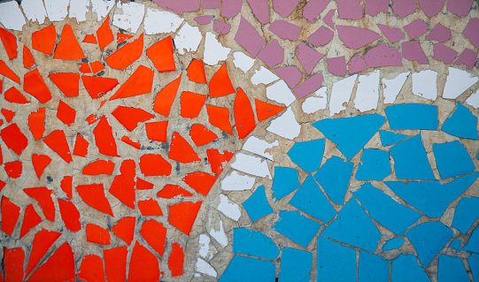 Mosaic tiles for background
