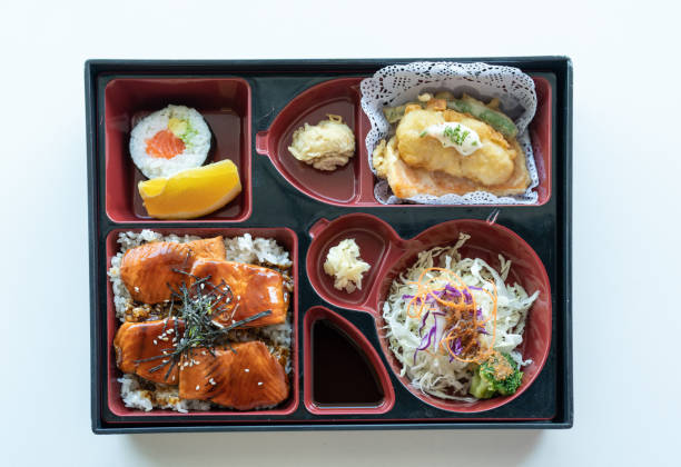istock Mixed asian food platter 1486922092