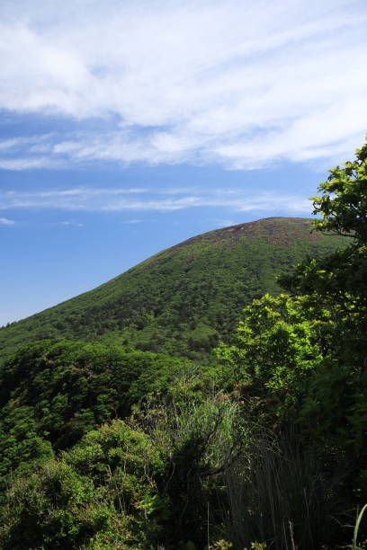 istock Mt. Karakuni seen from the summit of Onami Pond 1486925113