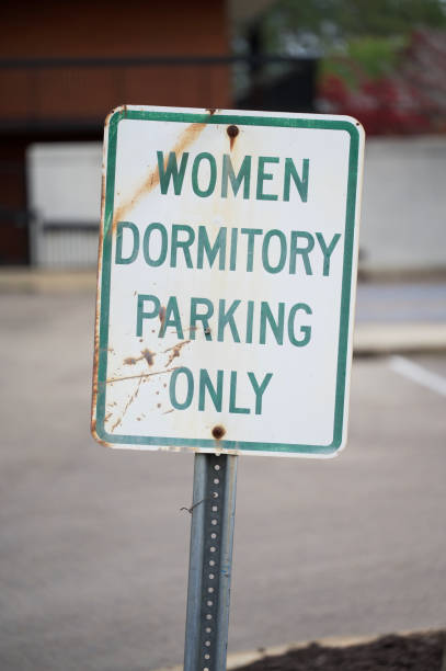 istock Women dormitory parking only sign 1486930806