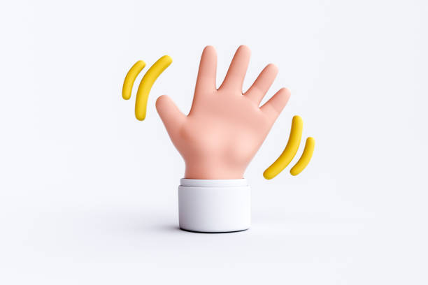 Hand, Three Dimensional, Greeting, Five Objects, Emoticon
