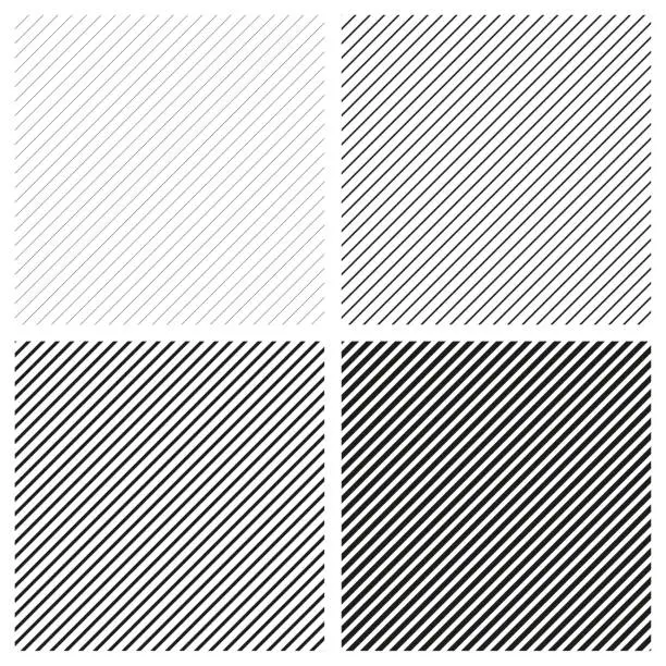 Vector illustration of Seamlessly repeatable lines grid geometrical pattern, background. Diagonal, oblique, tilt and slanted lines mesh. Vector illustration.