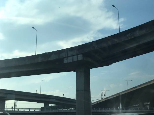 istock Highway bridge in city 1486941015