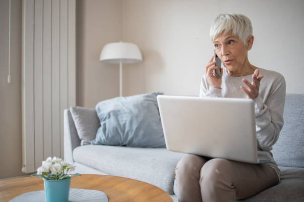 istock Woman working from home 1486943950
