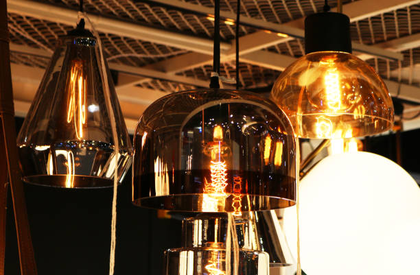 istock Pendant lamps edison bulb. 1486949039