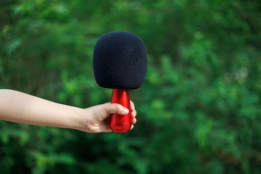 Child Holding Microphone