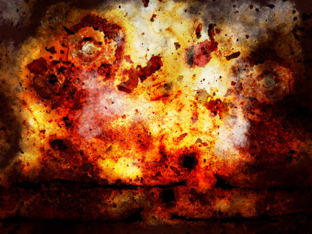 istock rusty iron. Fatal oxidation of metals. Rust closeup. The metal is rusted. Corrosive rust. Repeatedly exposed rusty perforations. Can be used as a basemap. Rusty texture as background for panorama. 1486976092