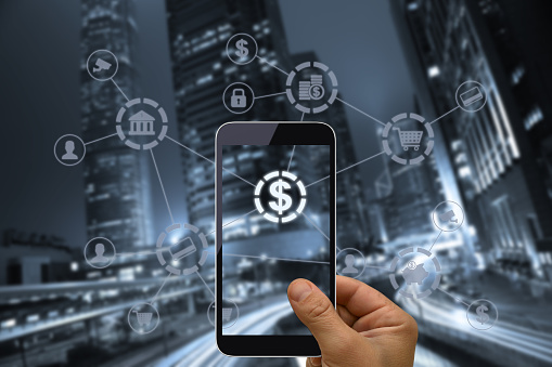 Fintech electronic banking mobile network technology