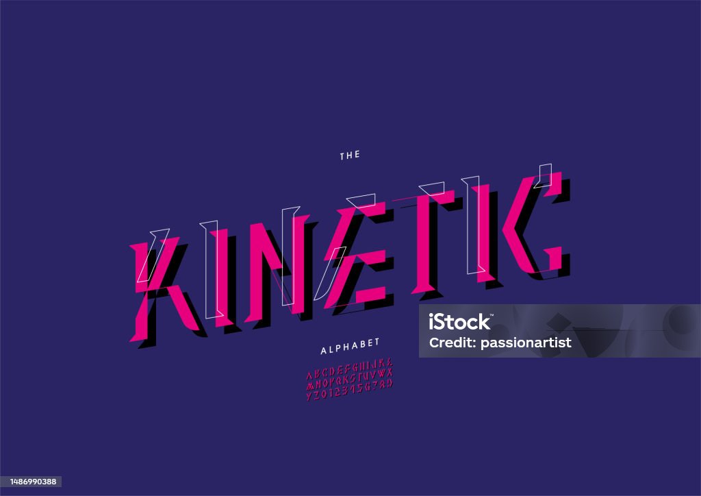 Kinetic Letters R Kinetic Alphabet Stock Illustration - Download Image Now - Abstract ...
