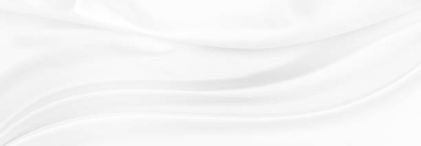 istock White gray satin texture that is white silver fabric silk panoramic background with beautiful soft blur pattern natural. 1486999991