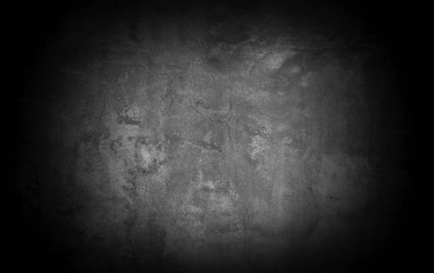 istock Old wall texture cement dark black gray  background abstract grey color design are light with white gradient background. 1487000074
