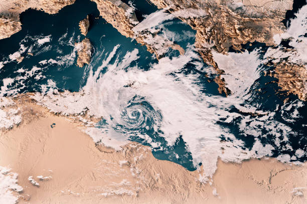 istock Cyclone Helios 2023 Cloud Map Mediterranean Sea 3D Render Neutral 1487001936