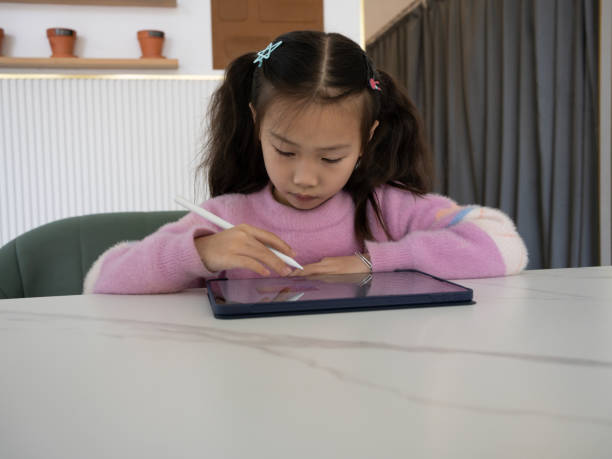istock Tablet use by children: educational tool or health risk? 1487002146