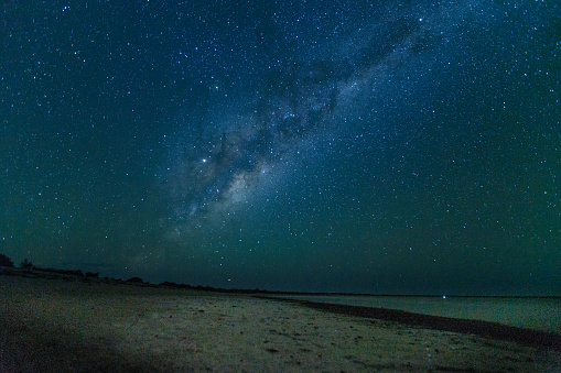 a starry night in anako beach
