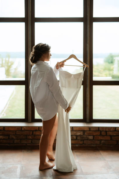 istock bride's preparations for a wedding in a  cottage 1487007543
