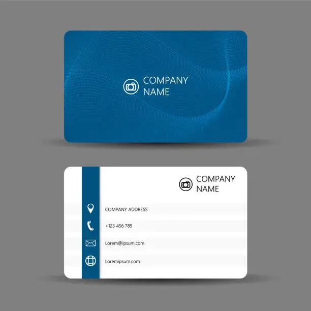 Vector illustration of Business Card with modern design