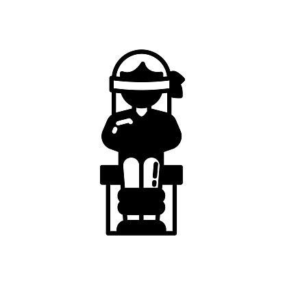 Hostage Situation icon in vector. Logotype