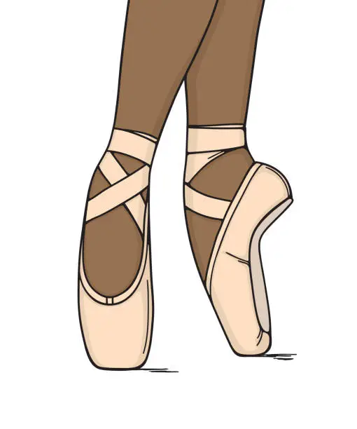 Vector illustration of Ballet dancer