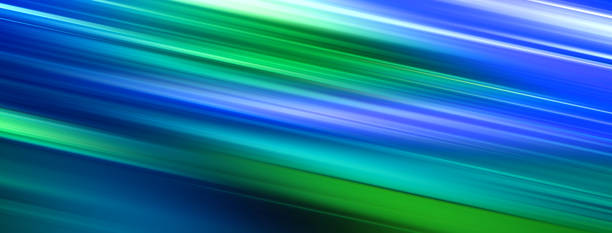 istock Gradient blue green energetic striped pattern metallic colorful slanted lines abstract background banner 1487033450