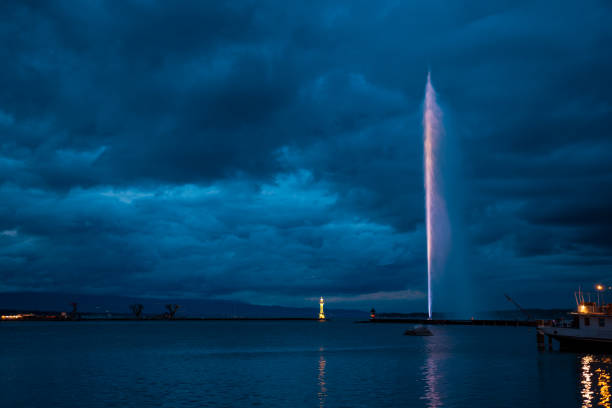 istock Jet d'Eau in Geneva City 1487045410