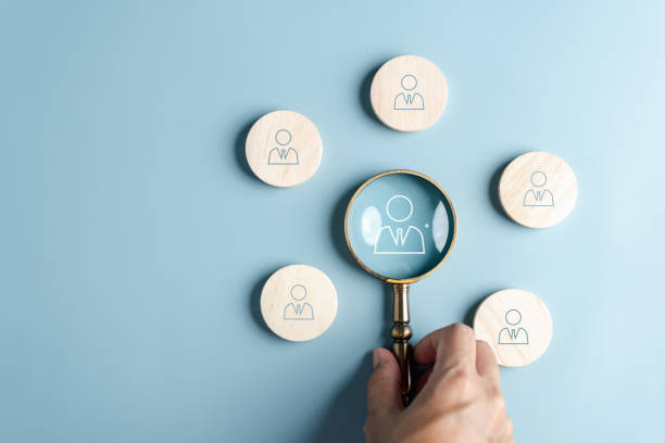 istock HRM or Human Resource Management, Hand tick or selective and accept to manager icon which is among staff icons for human development recruitment leadership and customer target group concept. 1487052301
