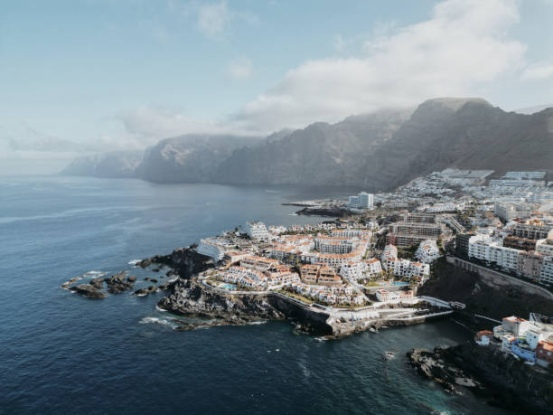 istock Drone shot above Los Gigantes 1487055844