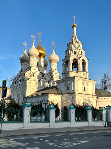 Daugavpils, Latvia - July 6, 2018: The Boris and Gleb Orthodox Cathedral.