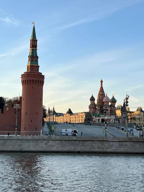 istock Kremlin and Moskva river, Moscow, Russia 1487056664
