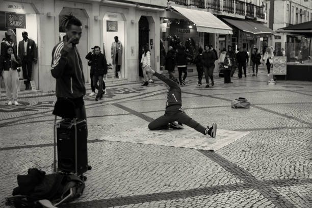 Hip-Hop in Lisbon stock photo