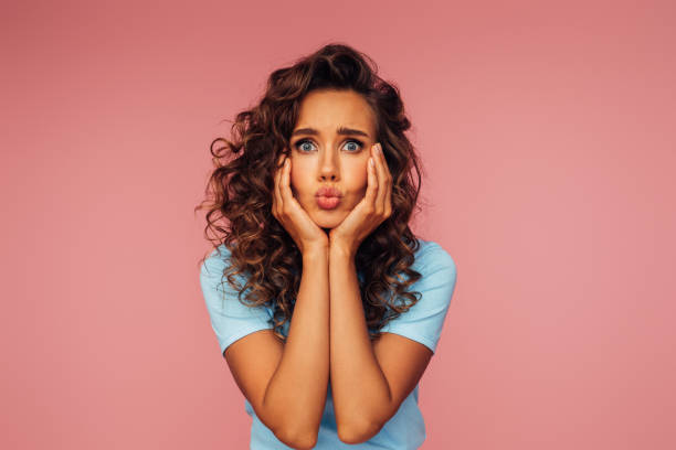 istock Beautiful emotional woman 1487058997