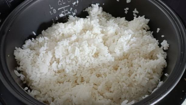 istock White rice in the rice cooker 1487063179
